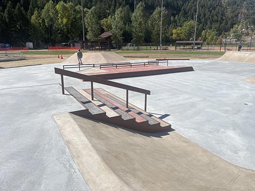 Idaho Springs Skatepark.
