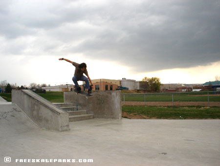 4. Lakewood Link Skatepark - Local kickflippin' over a set of four!
