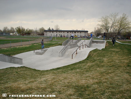 8. Lakewood Link Skatepark - View of the whole skatepark.