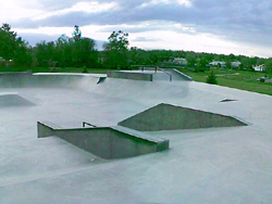 Walker Branch Skatepark facing north-west